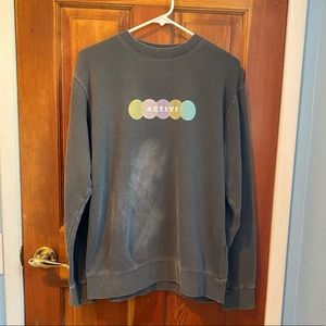 Large Active crew neck